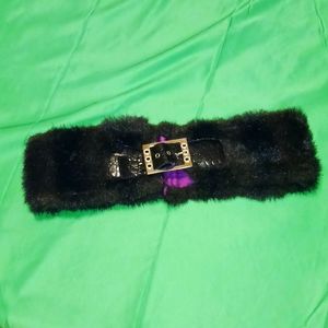 HandMade Faux Fur Belt (1of a kind)